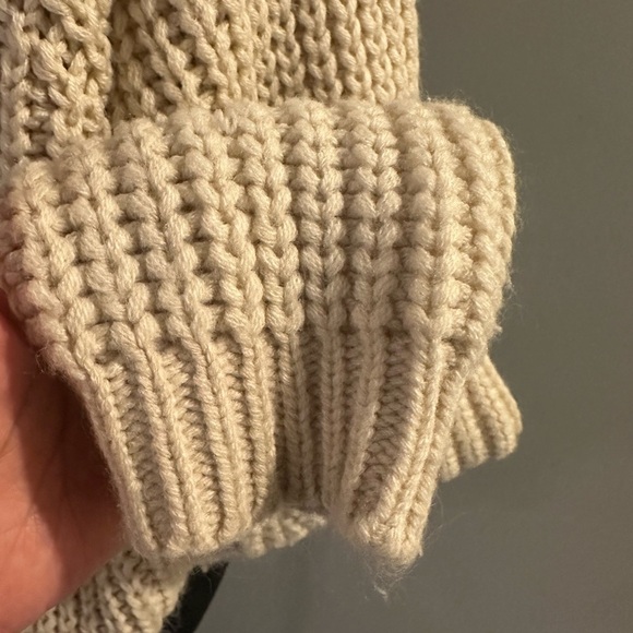 Moon & Madison Cream Chunky Knit Turtleneck Sweater - Picture 5 of 11